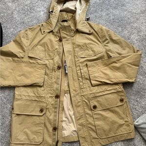 Cole Haan Tan Hooded Jacket